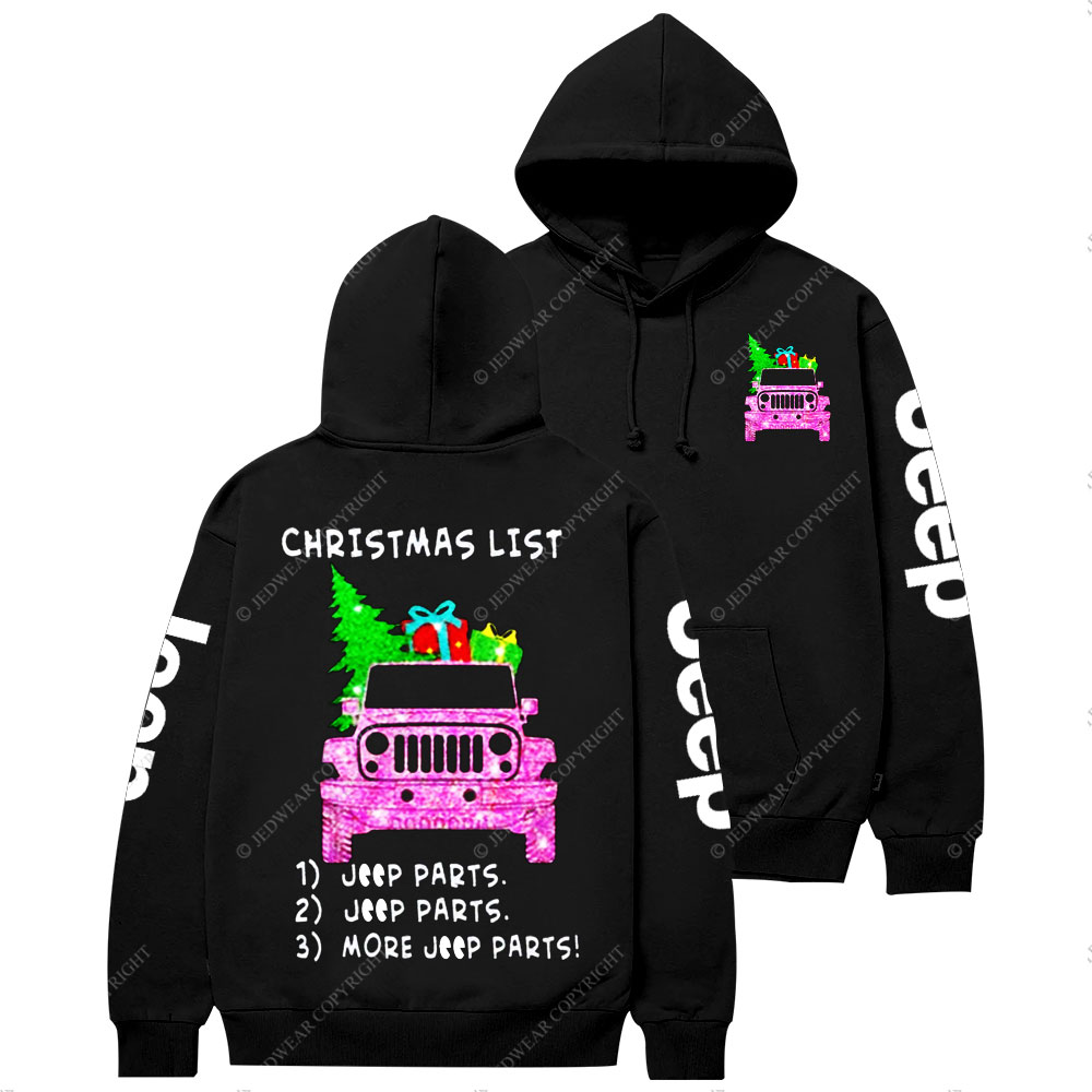 Christmas List 1 Jp Parts 2 Jp Parts 3 More Jp Parts Casual Hoodie