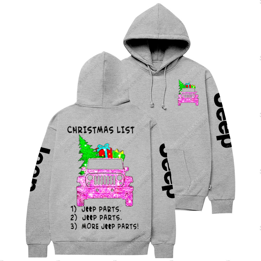Christmas List 1 Jp Parts 2 Jp Parts 3 More Jp Parts Casual Hoodie