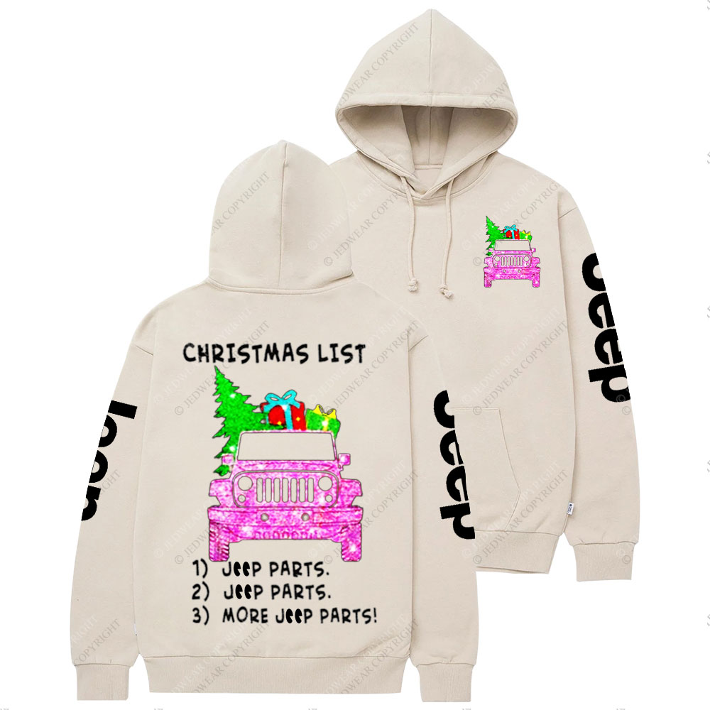 Christmas List 1 Jp Parts 2 Jp Parts 3 More Jp Parts Casual Hoodie
