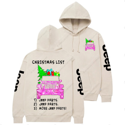 Christmas List 1 Jp Parts 2 Jp Parts 3 More Jp Parts Casual Hoodie