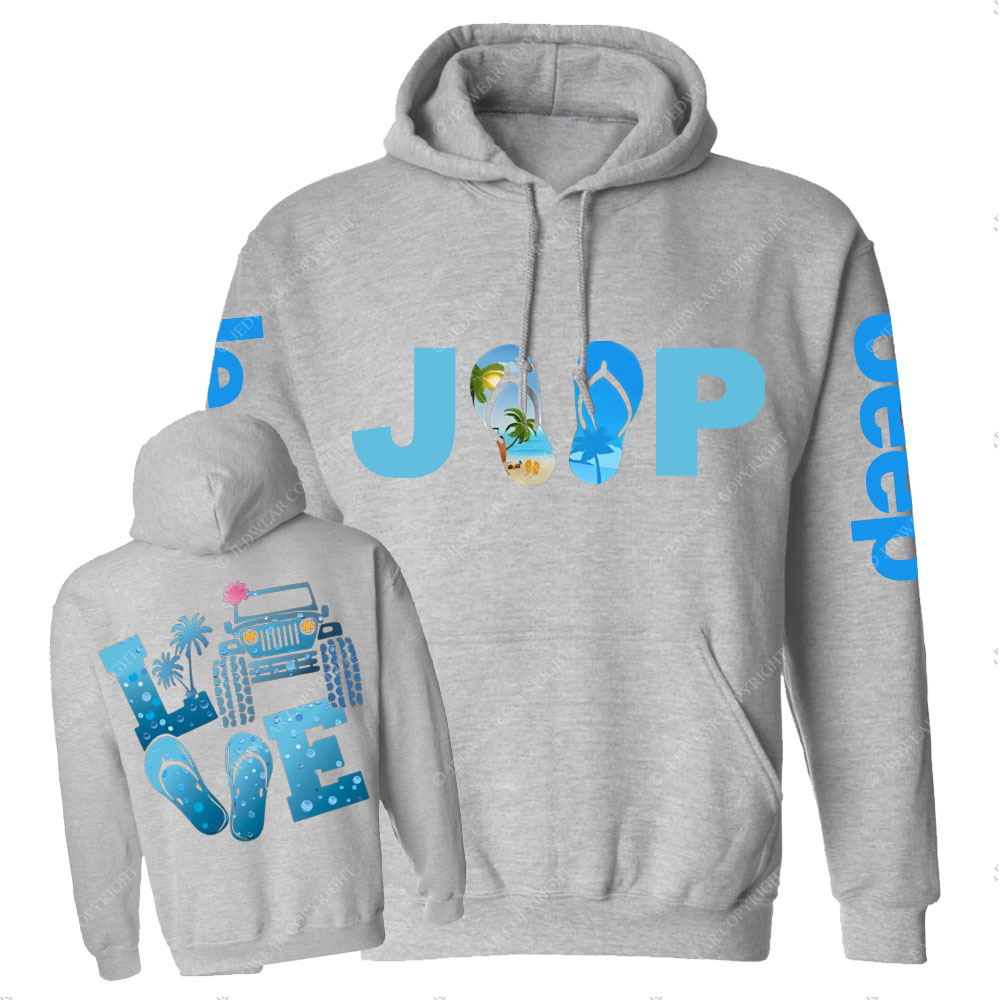 Jp Beach Blue Life Casual Hoodie