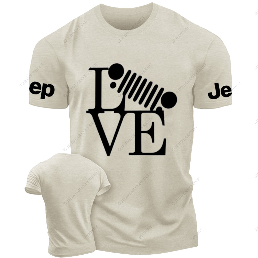 Jp Wrangler Grille Love Design T-Shirt