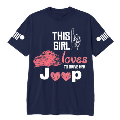 This Girl Loves to Drive Her Jp Pink T-Shirt