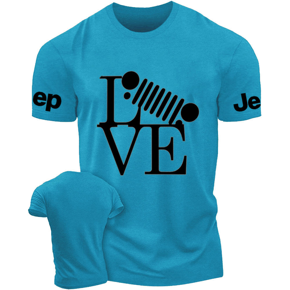 Jp Wrangler Grille Love Design T-Shirt