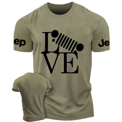 Jp Wrangler Grille Love Design T-Shirt