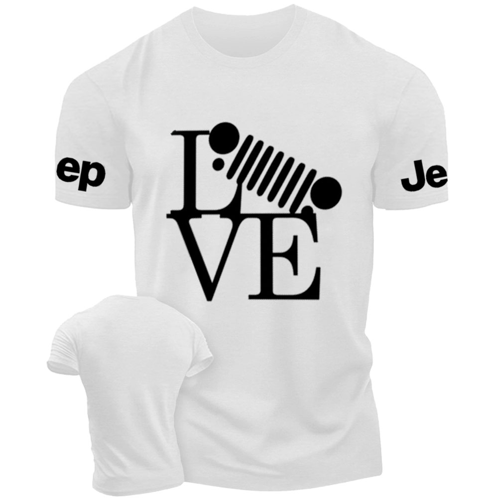 Jp Wrangler Grille Love Design T-Shirt