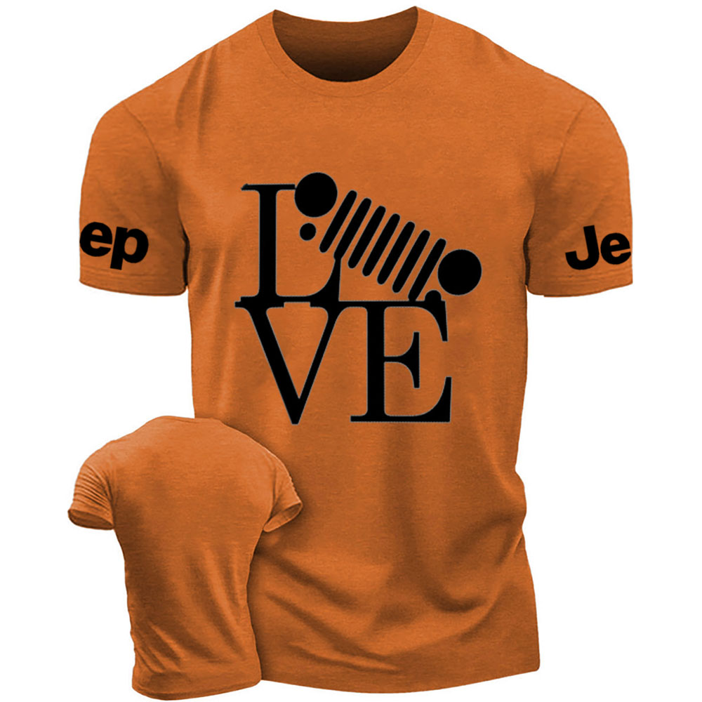 Jp Wrangler Grille Love Design T-Shirt