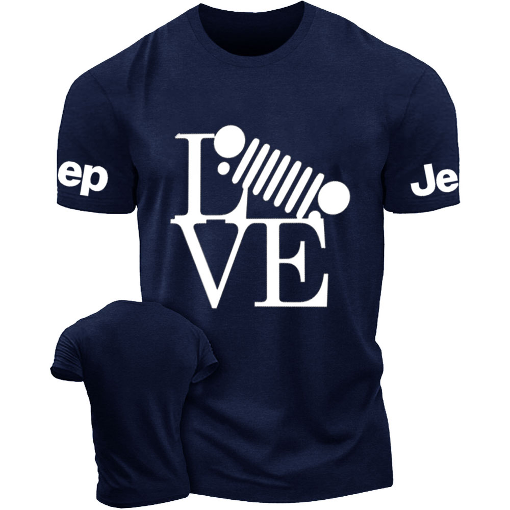Jp Wrangler Grille Love Design T-Shirt
