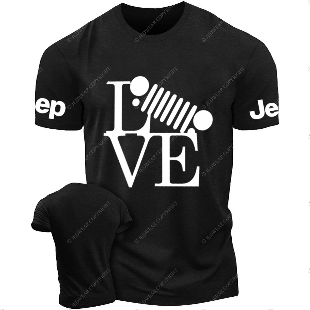 Jp Wrangler Grille Love Design T-Shirt