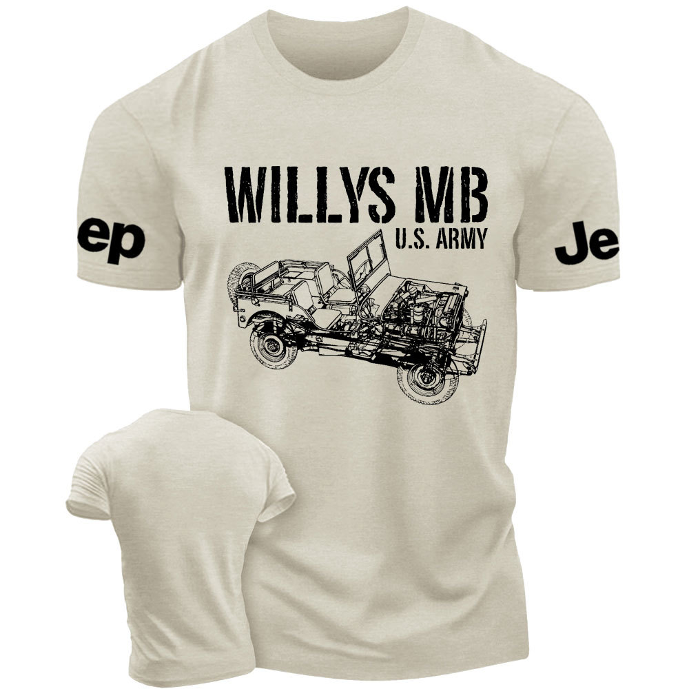 Willys MB Veteran WWII Enthusiast Gift T-Shirt