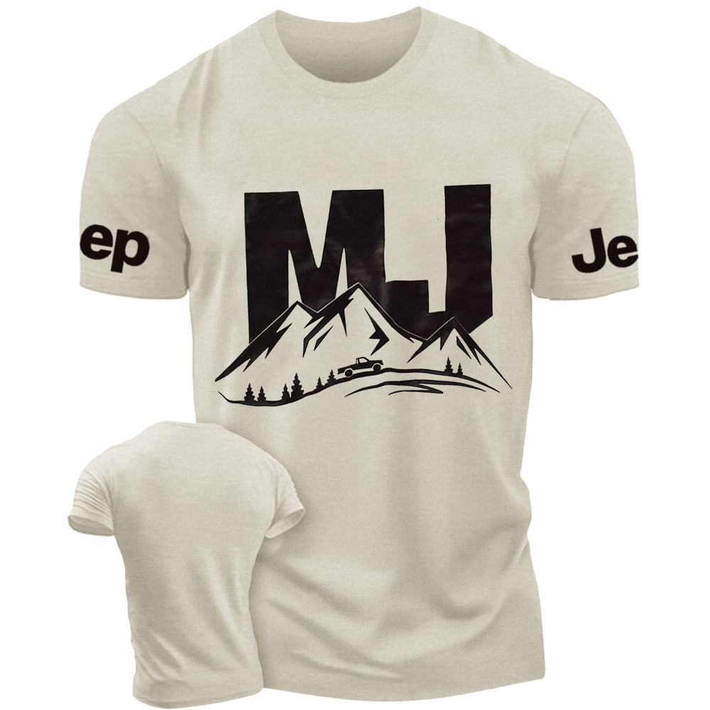 MJ Jp Comanche Driving on a Winding Mountain Road T-Shirt