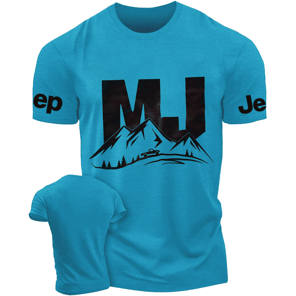 MJ Jp Comanche Driving on a Winding Mountain Road T-Shirt