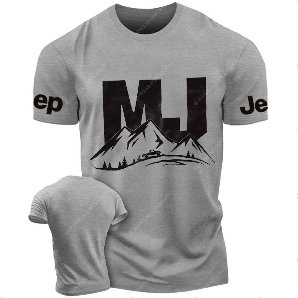 MJ Jp Comanche Driving on a Winding Mountain Road T-Shirt