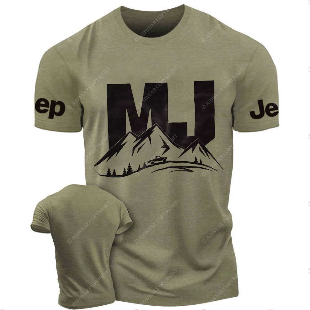 MJ Jp Comanche Driving on a Winding Mountain Road T-Shirt