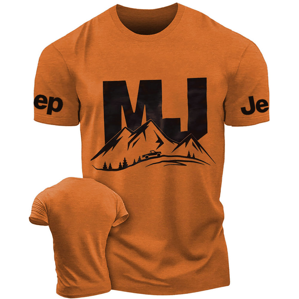 MJ Jp Comanche Driving on a Winding Mountain Road T-Shirt