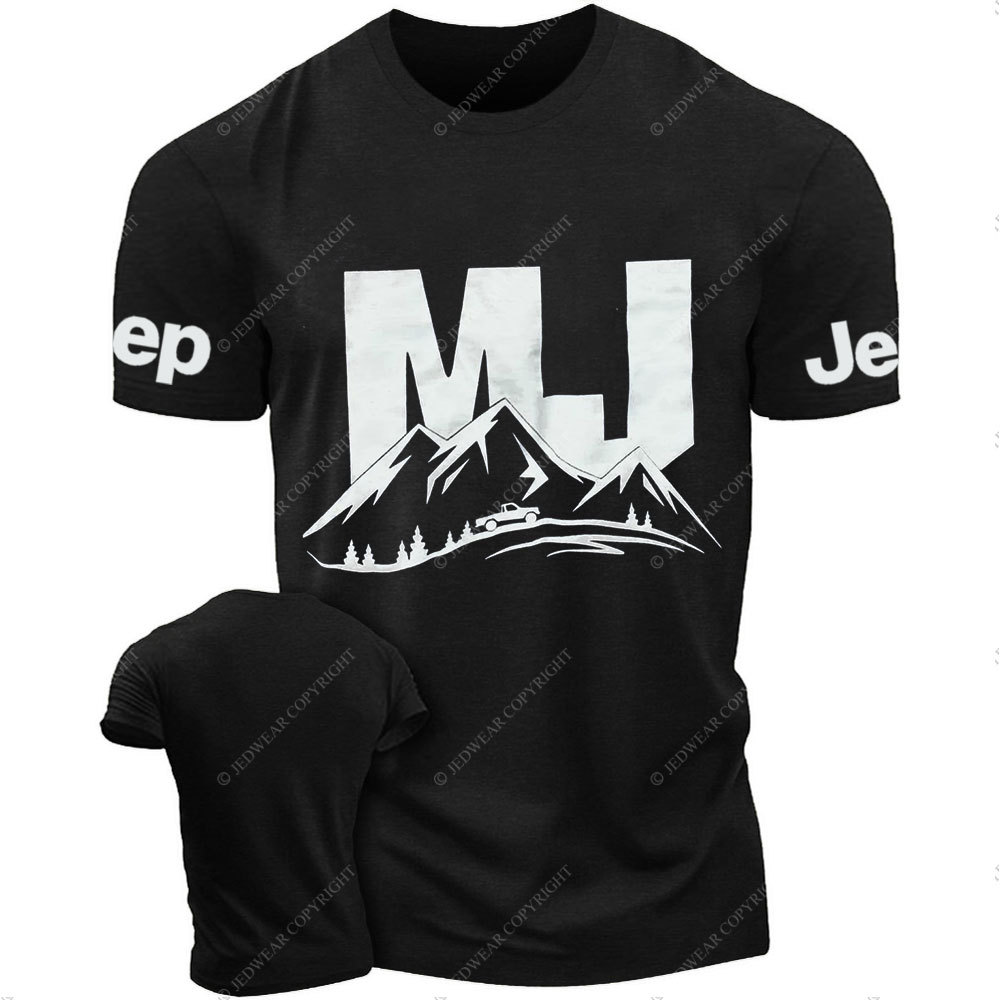 MJ Jp Comanche Driving on a Winding Mountain Road T-Shirt