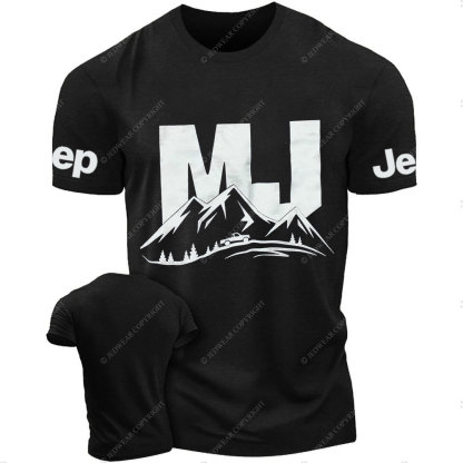 MJ Jp Comanche Driving on a Winding Mountain Road T-Shirt