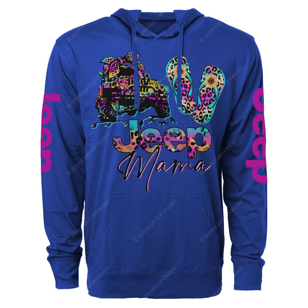 Leopard Flip Flops Jp Mama Oversized Lightweight Hoodie