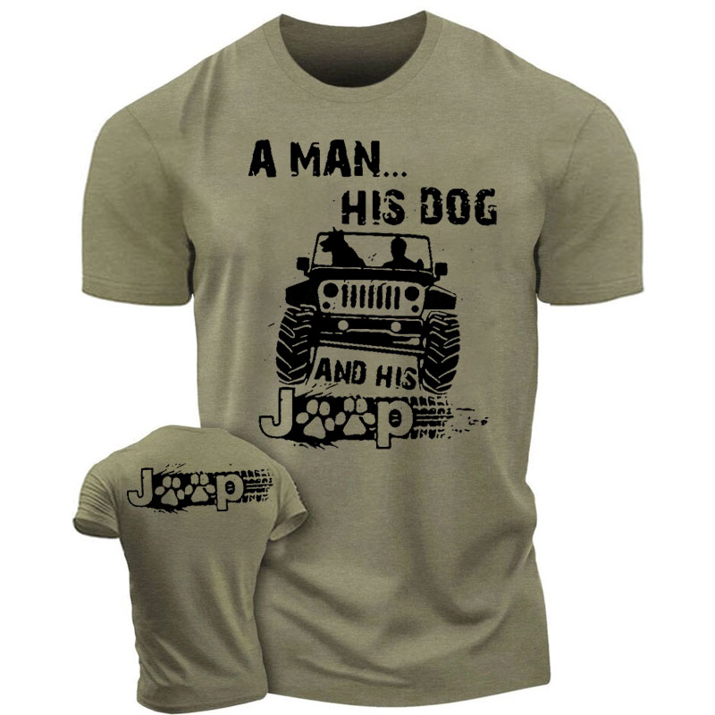 A Man His Dog And His Jp  - Men T-Shirt