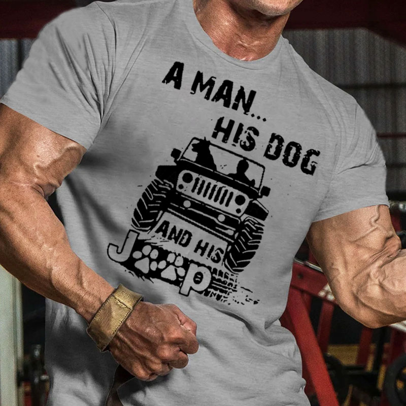 A Man His Dog And His Jp  - Men T-Shirt