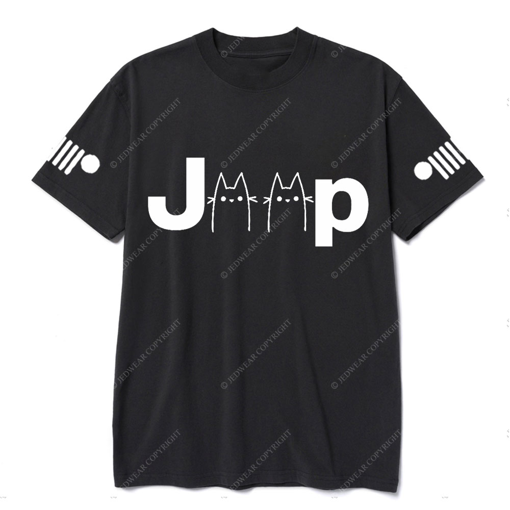 Cat Line Jp Art T-Shirt T-Shirt