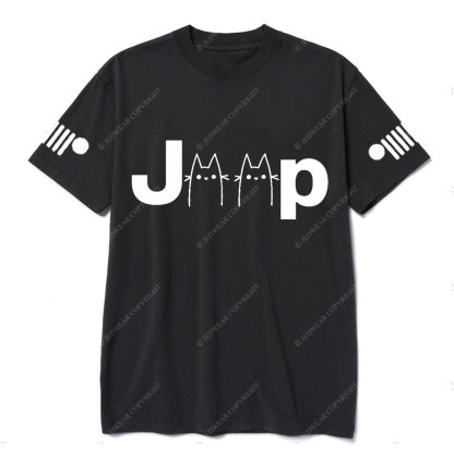 Cat Line Jp Art T-Shirt T-Shirt