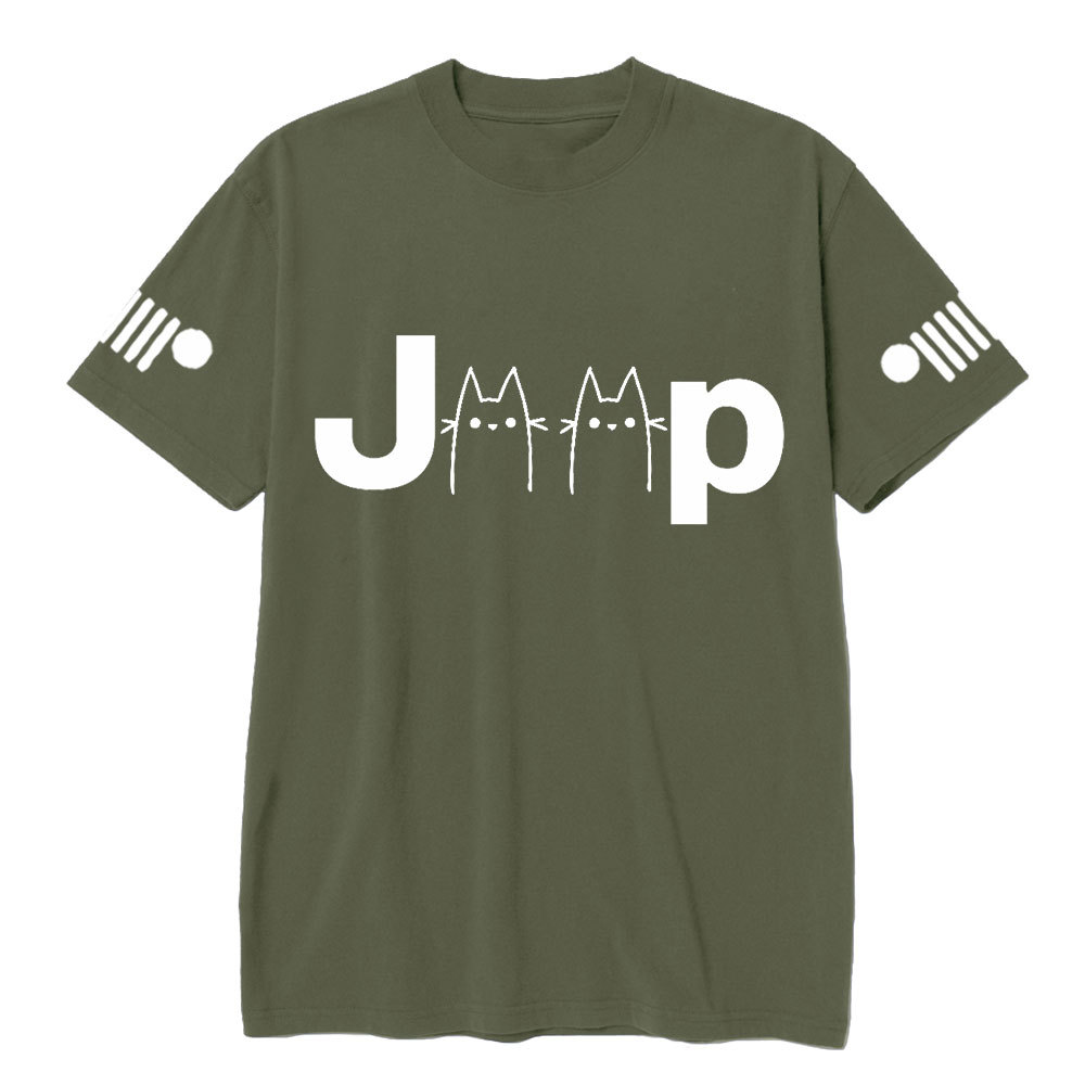 Cat Line Jp Art T-Shirt T-Shirt