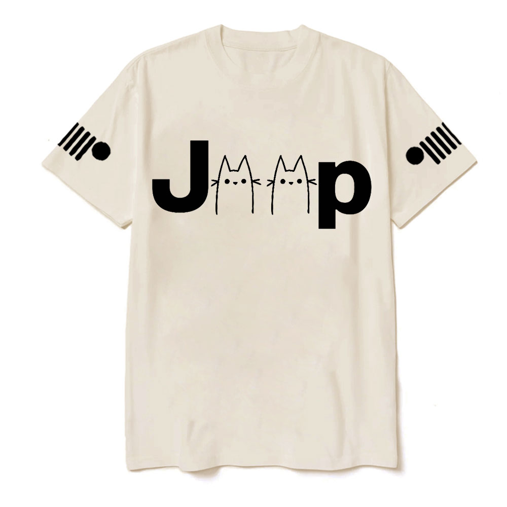 Cat Line Jp Art T-Shirt T-Shirt