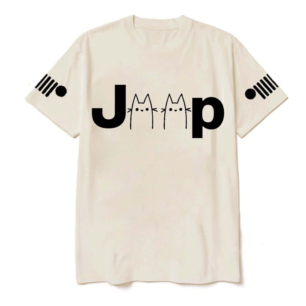 Cat Line Jp Art T-Shirt T-Shirt