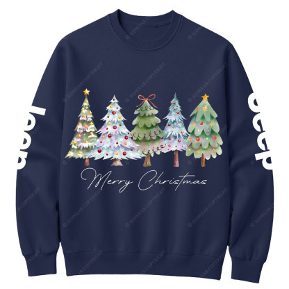 Cute Merry Christmas Jp Lover Crew Neck Sweatshirt