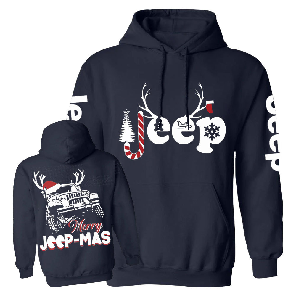 Merry Jp-Mas Elk Christmas Jp Casual Hoodie