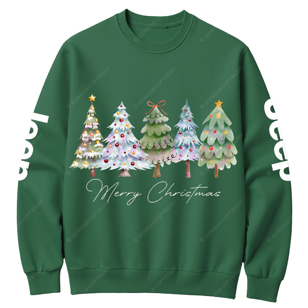 Cute Merry Christmas Jp Lover Crew Neck Sweatshirt