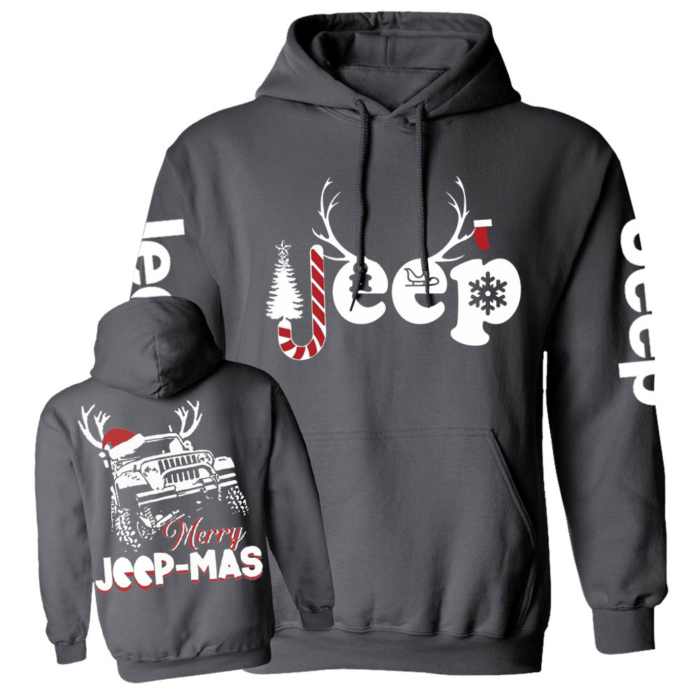 Merry Jp-Mas Elk Christmas Jp Casual Hoodie