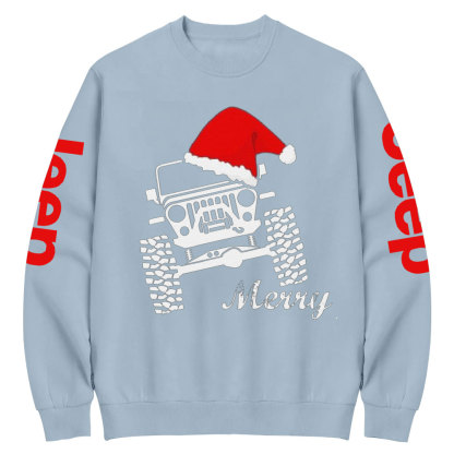 Jp Merry Christmas Crew Neck Sweatshirt