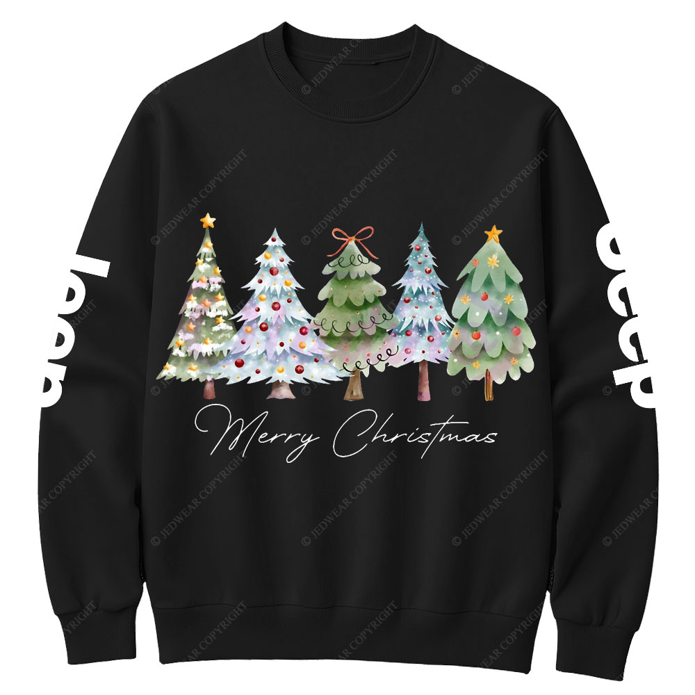 Cute Merry Christmas Jp Lover Crew Neck Sweatshirt