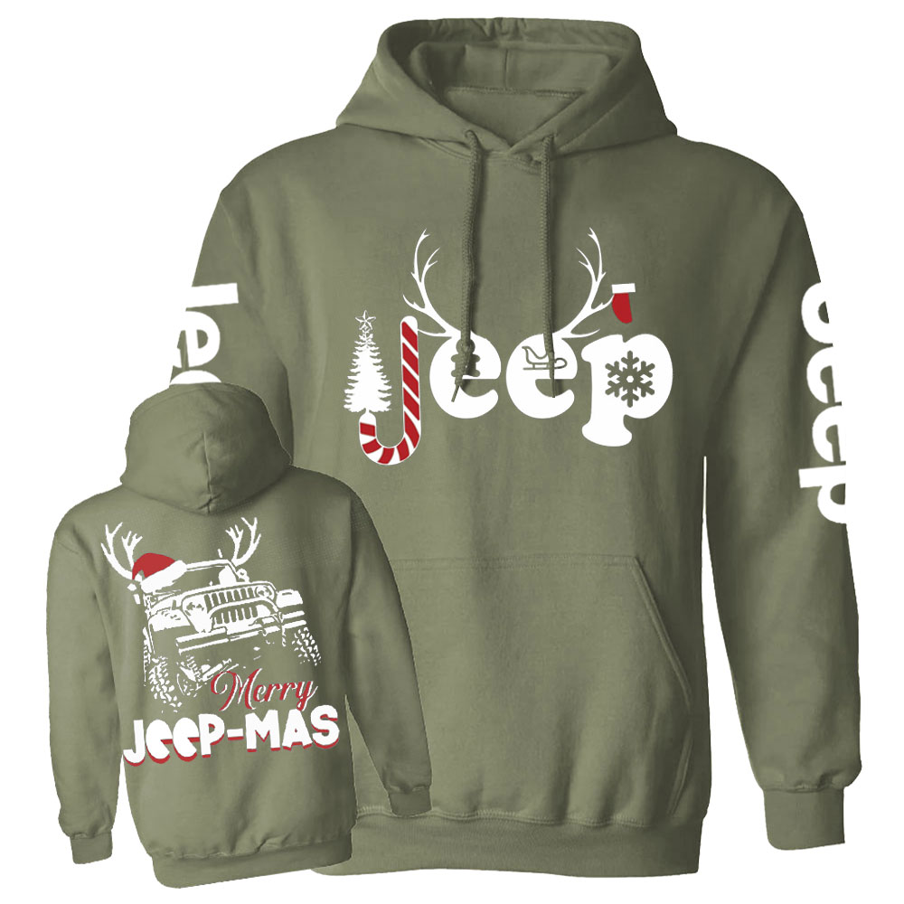 Merry Jp-Mas Elk Christmas Jp Casual Hoodie