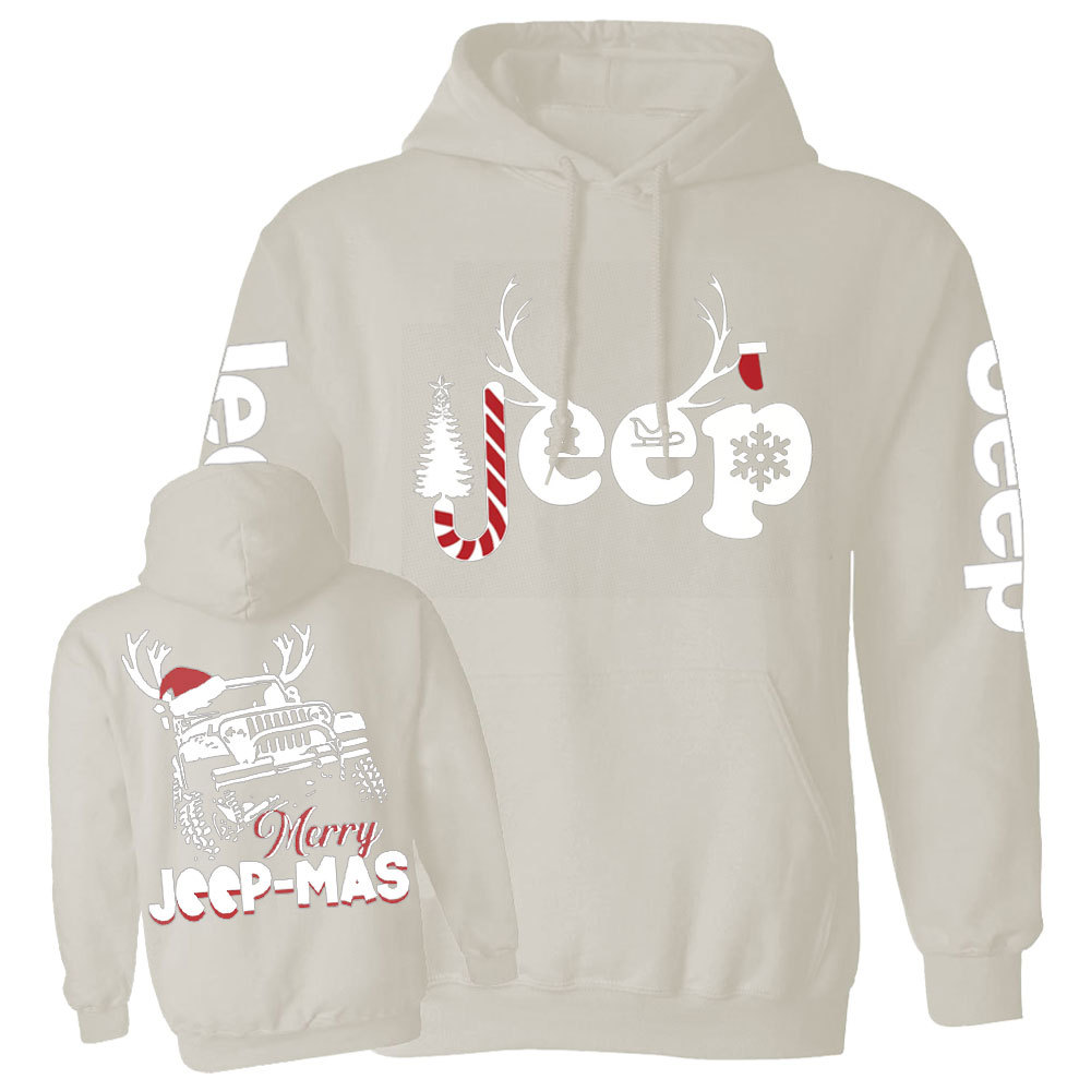 Merry Jp-Mas Elk Christmas Jp Casual Hoodie