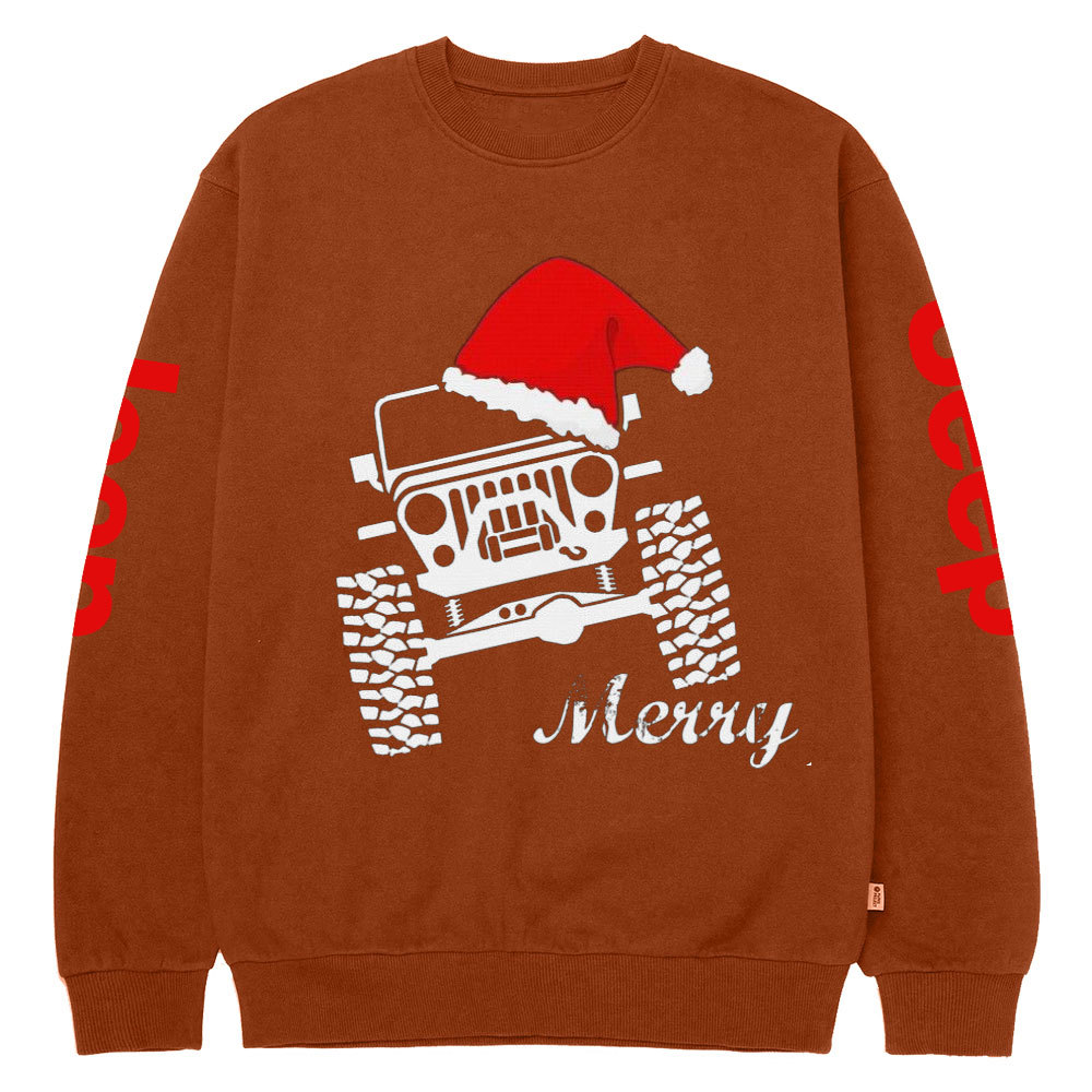 Jp Merry Christmas Crew Neck Sweatshirt