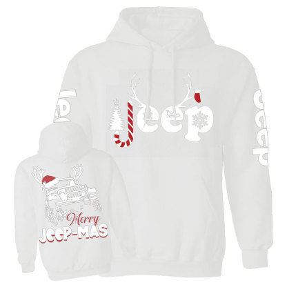 Merry Jp-Mas Elk Christmas Jp Casual Hoodie