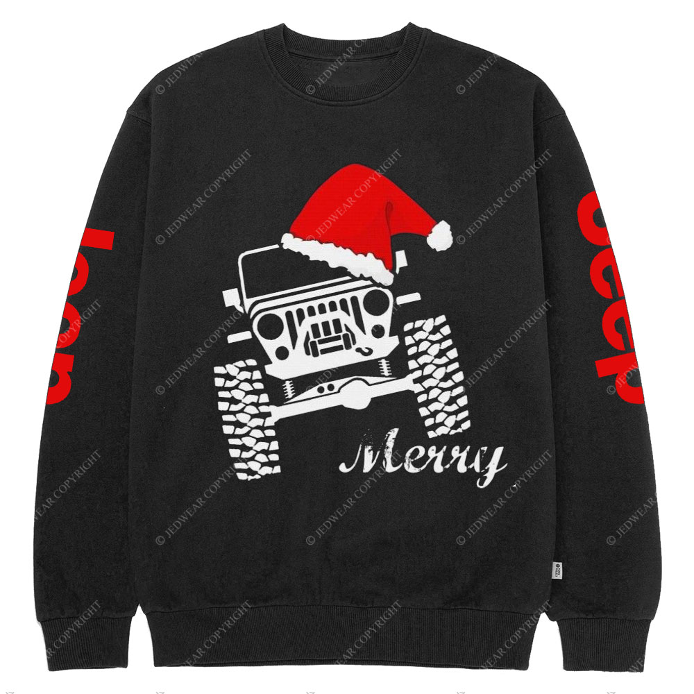 Jp Merry Christmas Crew Neck Sweatshirt