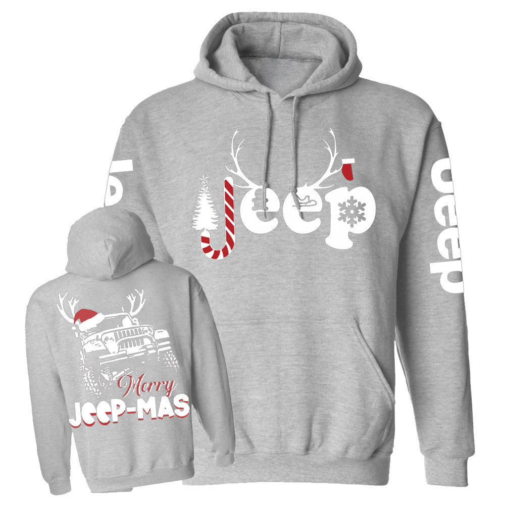 Merry Jp-Mas Elk Christmas Jp Casual Hoodie