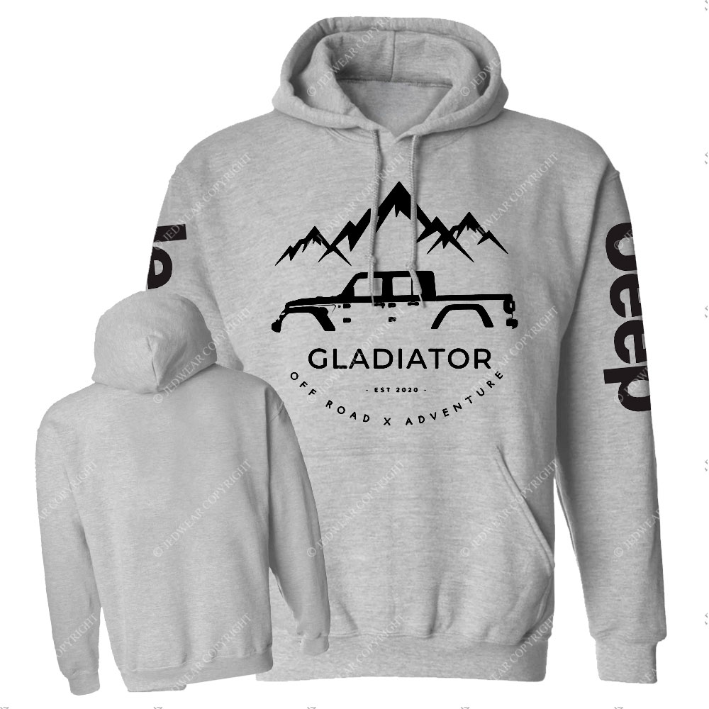 Gladiator 4x4 Off Road Adventure Jp Casual Hoodie