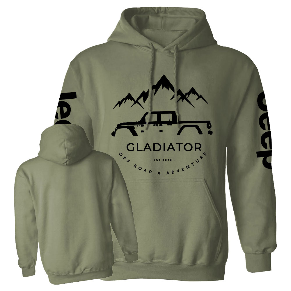 Gladiator 4x4 Off Road Adventure Jp Casual Hoodie