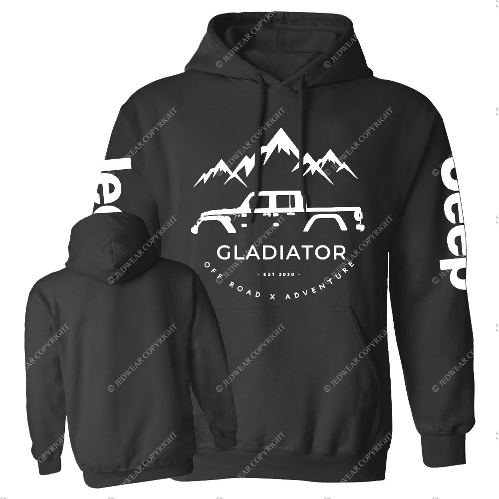 Gladiator 4x4 Off Road Adventure Jp Casual Hoodie