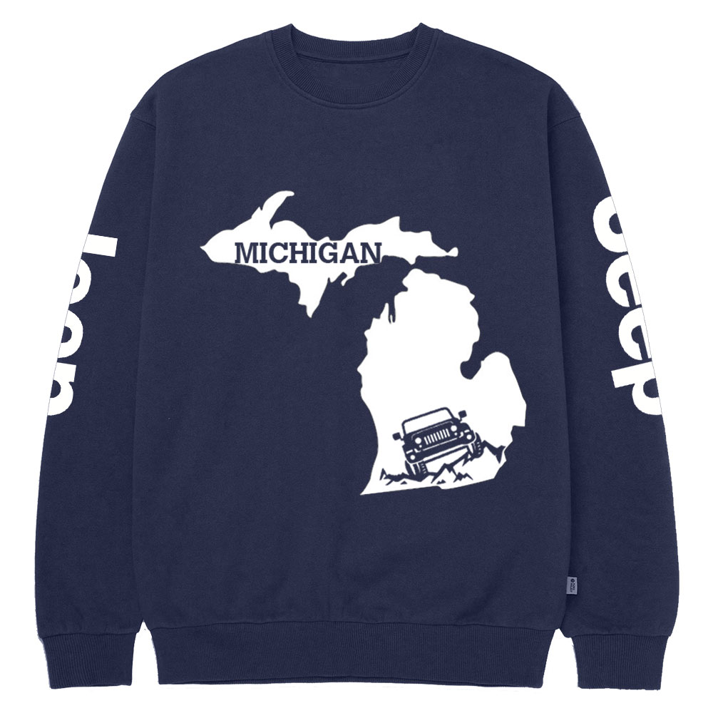 Michigan Jp Crew Neck Sweatshirt