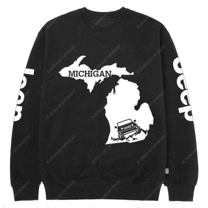 Michigan Jp Crew Neck Sweatshirt
