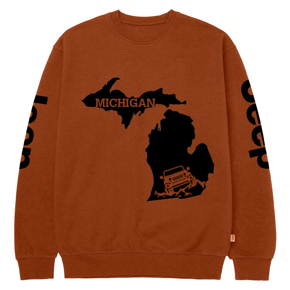 Michigan Jp Crew Neck Sweatshirt