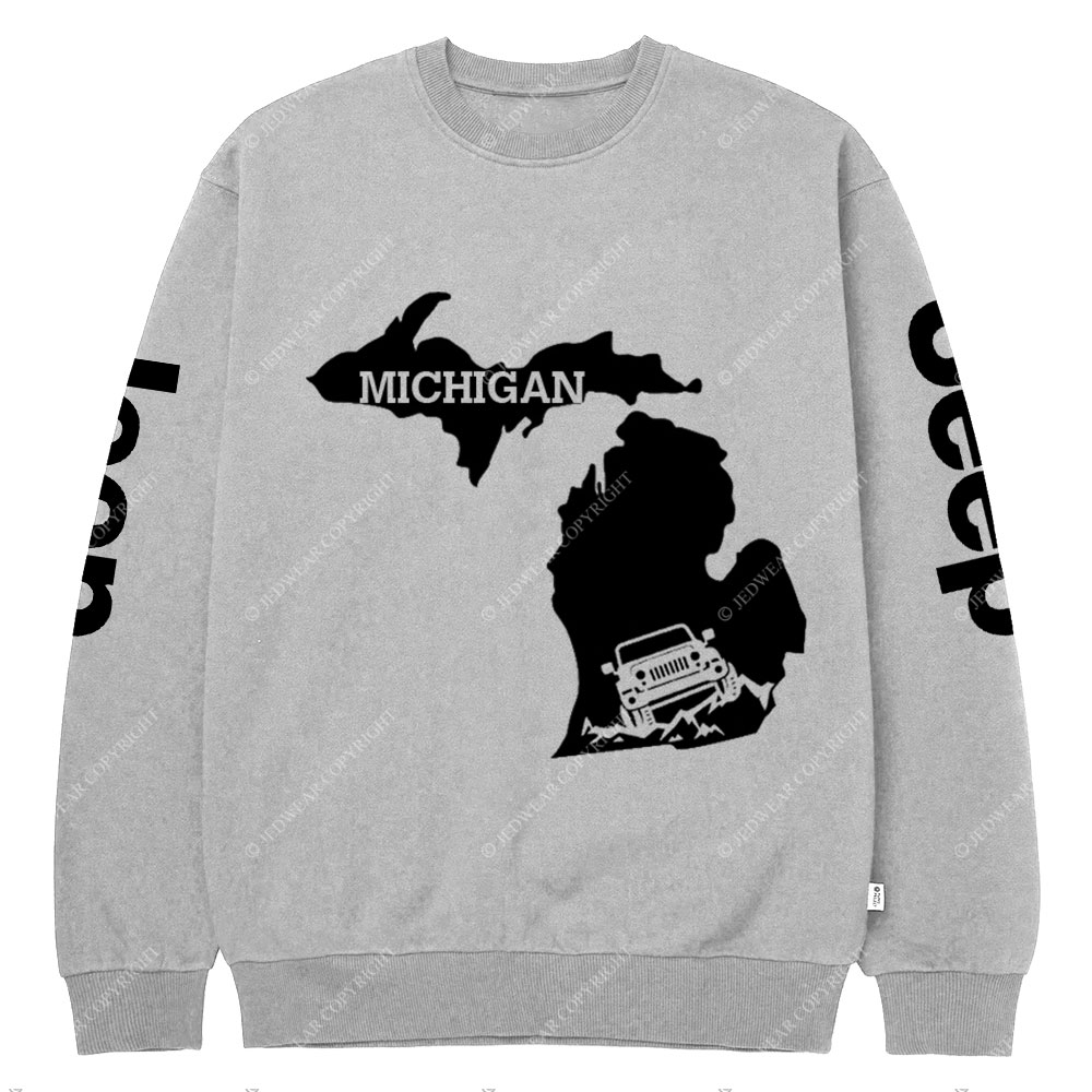 Michigan Jp Crew Neck Sweatshirt