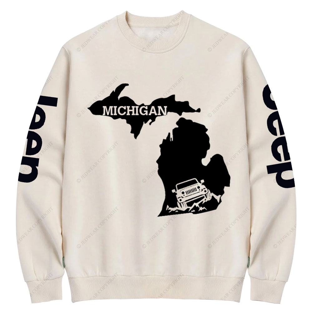 Michigan Jp Crew Neck Sweatshirt