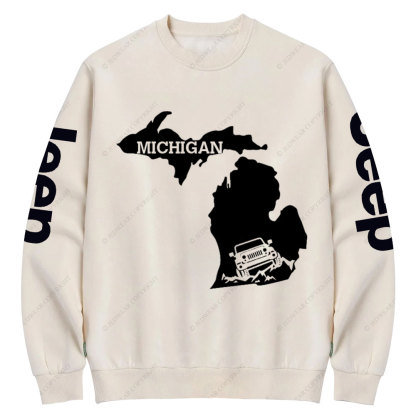 Michigan Jp Crew Neck Sweatshirt